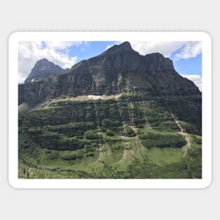 Dreamy Green Mountains Sticker